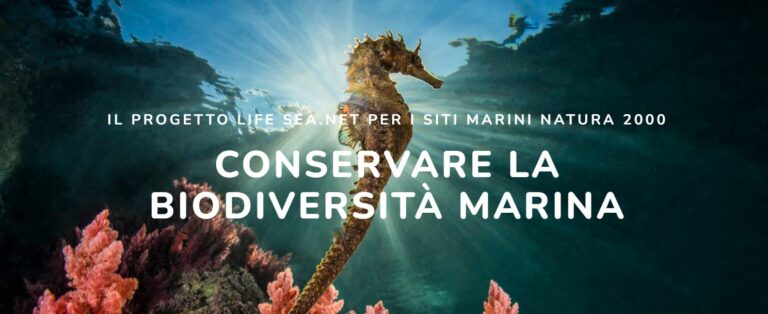 home page del progetto LIFE SEaNet