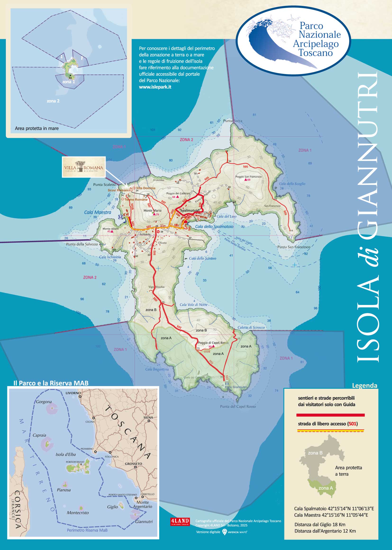 mappa giannutri