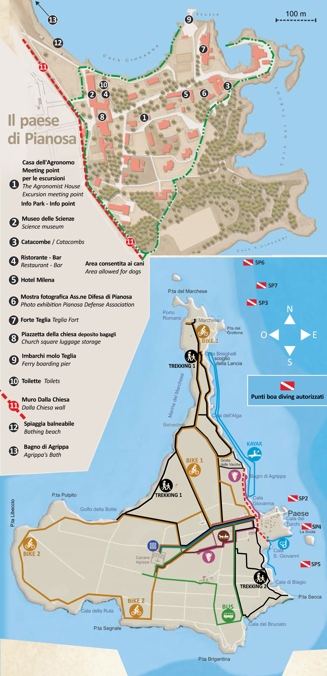 mappa pianosa