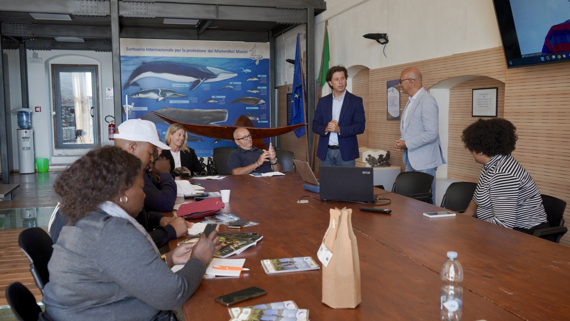 Delegazione del Mozambico in visita al Parco Nazionale Arcipelago Toscano