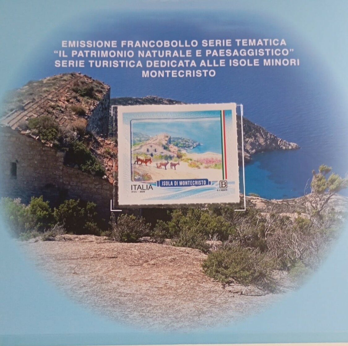 Montecristo diventa un francobollo nel trentennale del Parco Nazionale Arcipelago Toscano